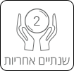 שנתיים בכפוף לתעודת אחריות