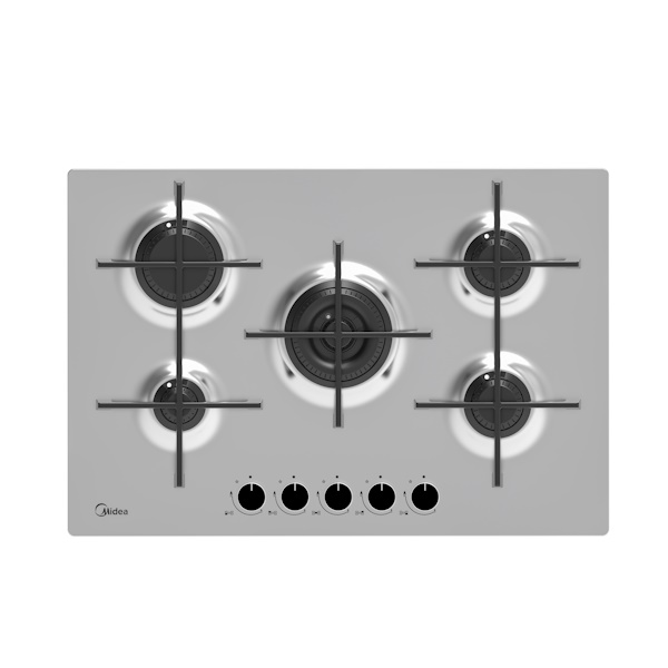 כיריים גז 5 להבות נירוסטה SLIM DESIGN דגם 75SQ503